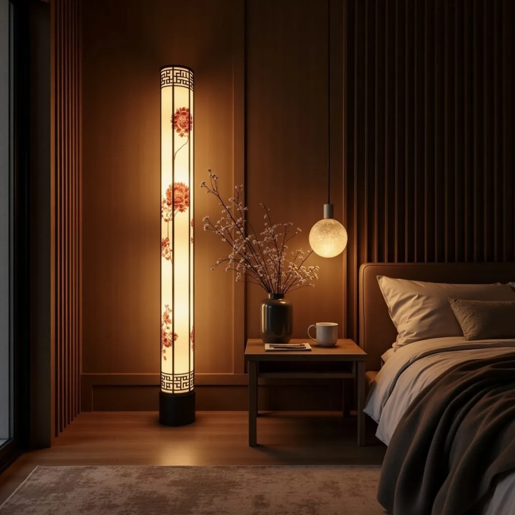 Chiếu sáng trong nhà thông minh như thế nào? Tiêu chí & Giải pháp 2 Flux Dev Create an artistic lighting showcase in a home interi 0